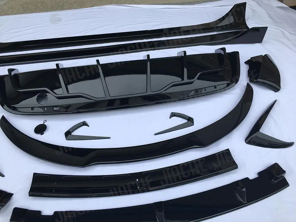 

Передний бампер из углеродного волокна ABS, задний диффузор, боковые юбки, задний спойлер, комплекты кузова для Tesla Model Y, комплект кузова, автомобильные аксессуары