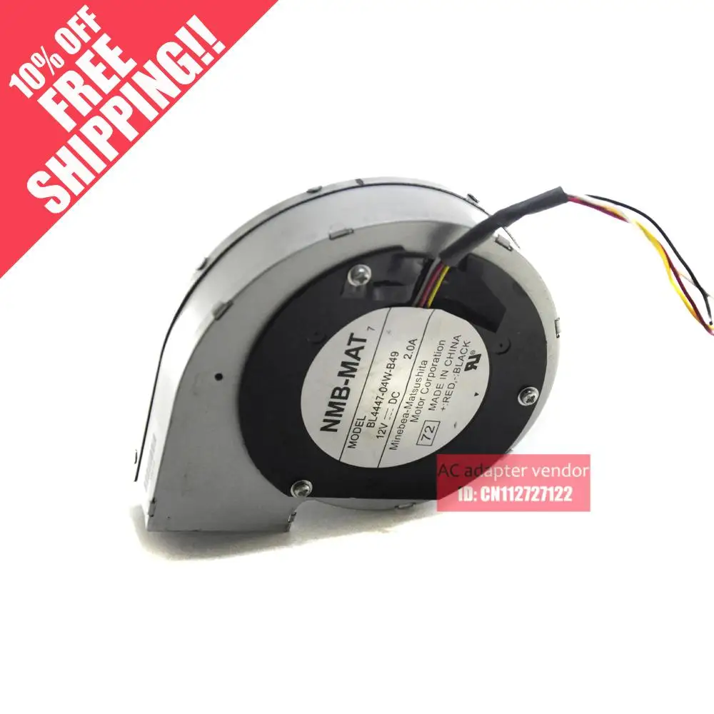 Japanese NMB 11028 12V 2A 11CM turbine centrifugal fan BL4447-04W-B49