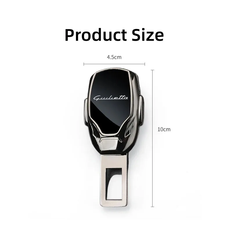 Car Seat Belt Clip Extender Safety Seatbelt Lock Buckle Plug for Giulietta Auto Accessories