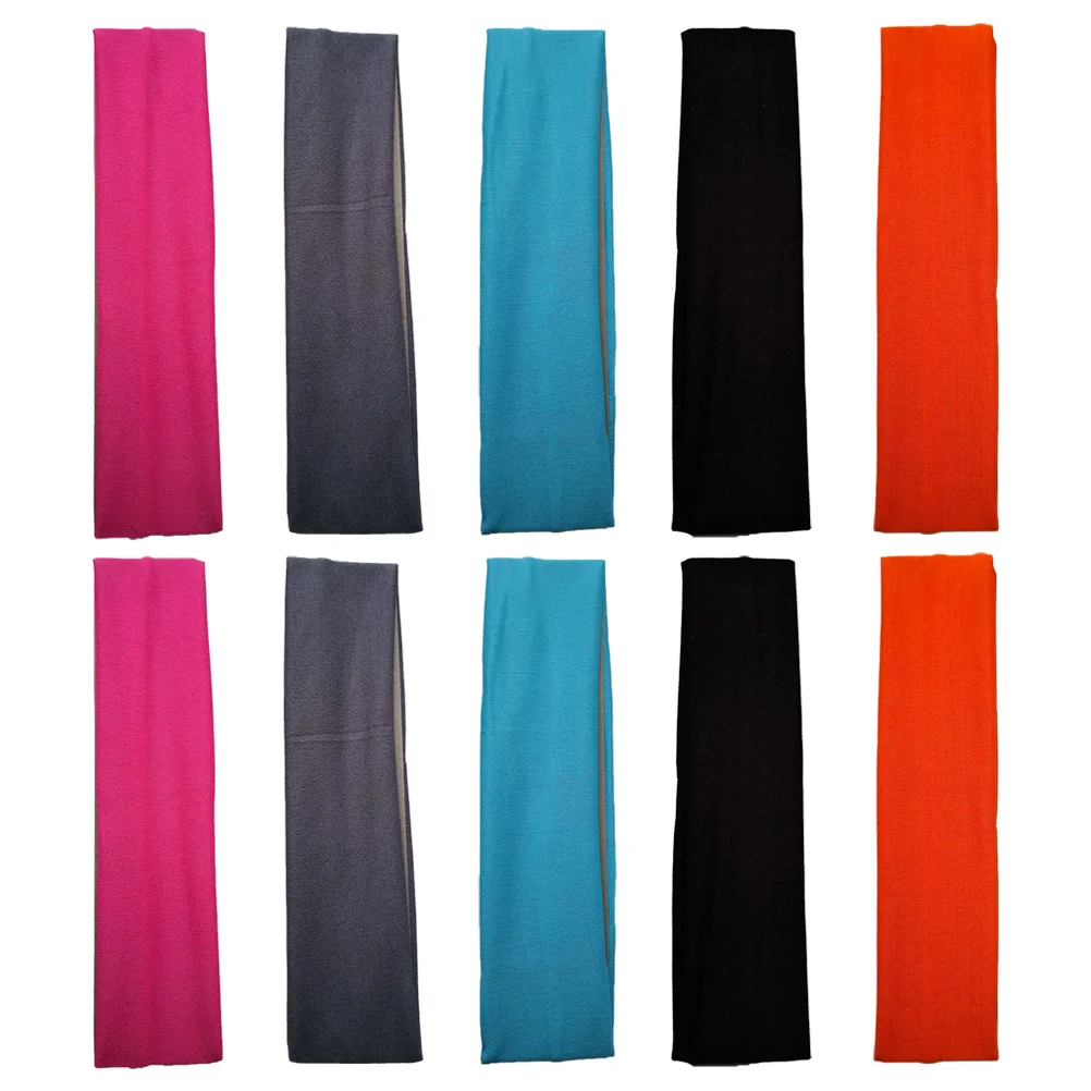 

10Pcs Women Yoga Headbands Sports Hair Band Breathable Comfortable for Workout Running Face Washing Makeup Hair Band