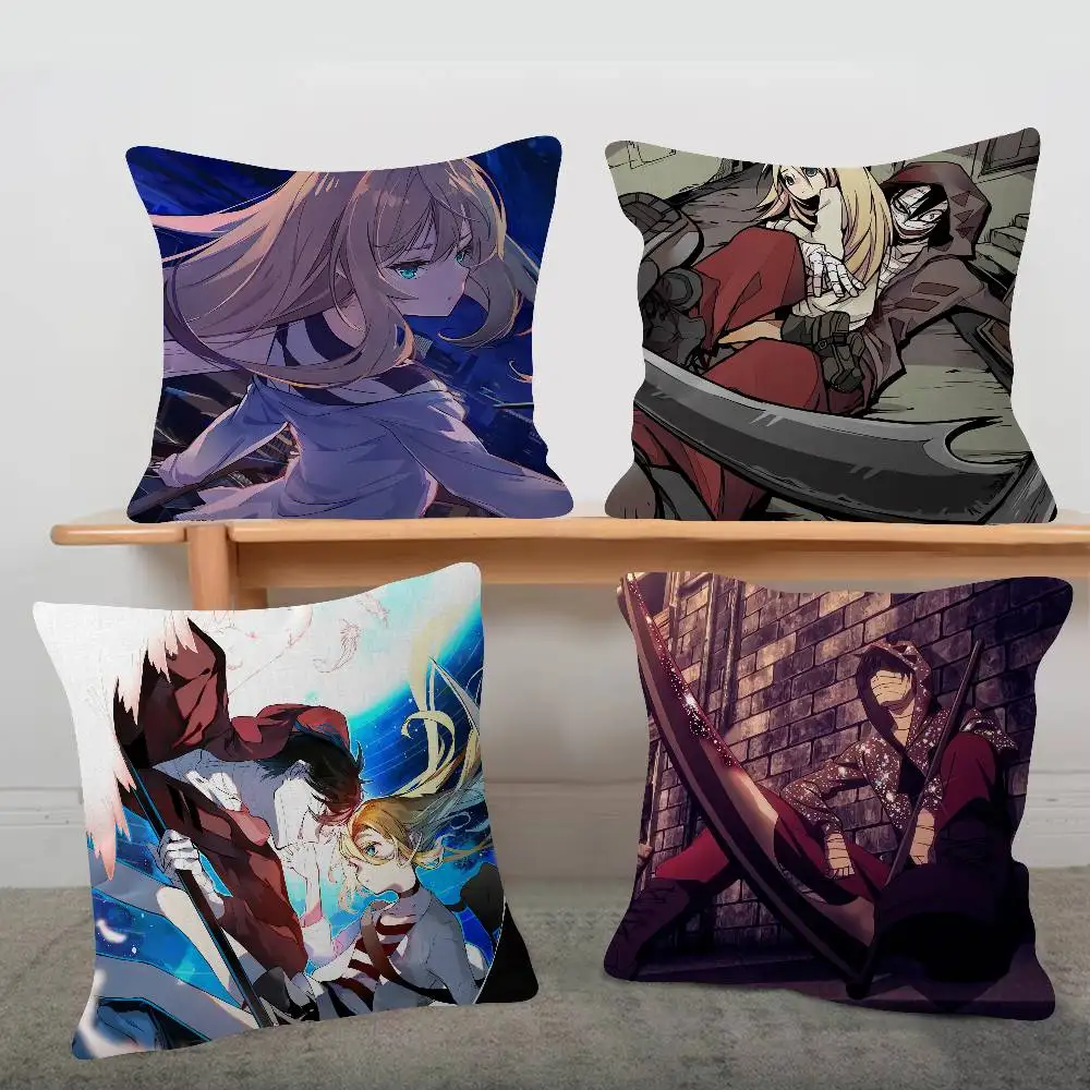 Anime Angels Of Death Game For Cartoon Print Peripheral Pillow Case Cushion Cover Home Decor Birthday Gift Pillowcover