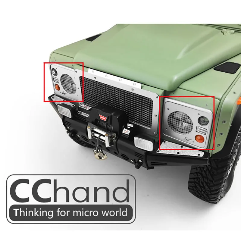 CChand Metal Front Light Guard for G2 1/10 D90 D110 Crawler Car Model Toys for Adult Spare Parts TH20956-SMT9