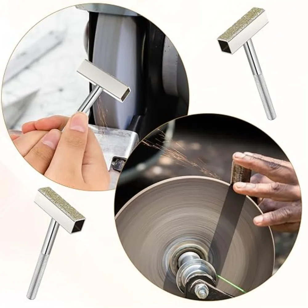 1-10Pcs Diamond Wheel Dresser Mini Thicken Stone Grinder Dressing Tool for Restore Bench Grinder Truing Deburring Wheels