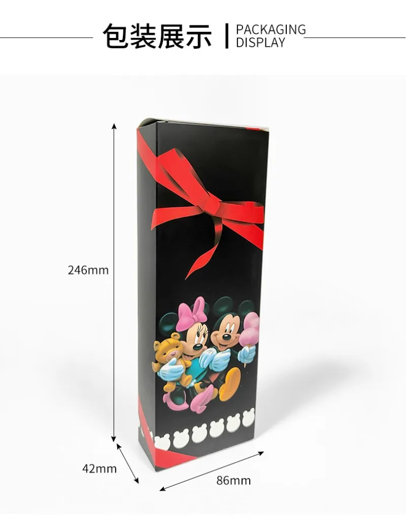 Cute Cartoon Black White Polka Dot Minnie Air Cushion Comb Hair Brush Haircare Hairdressing Tool Gift for Girls with Box view 6