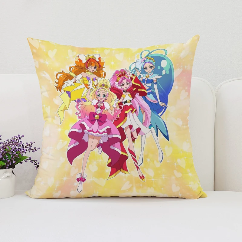 Decorative Pillow Cover 45x45 Cushions Covers P-Pretty Cure Pillowcases for Pillows 45x45 Home Decoration Cushion Cover 45*45