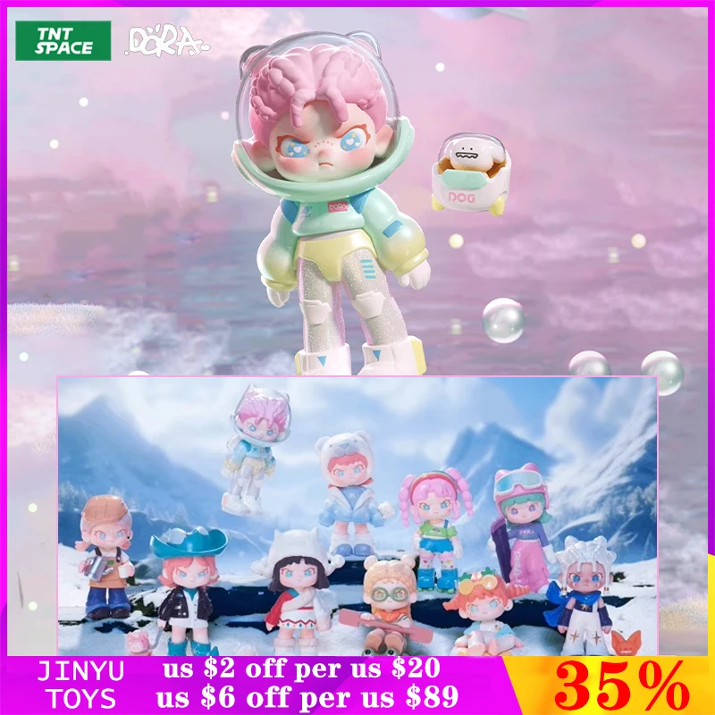 Original DORA Escape Plan Series Blind Box Toy Cute Anime Action Figure Designer Doll Girl Birthday Gift Kawaii Desktop Ornament