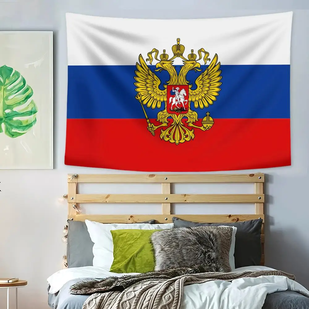Russia President Flag Russian Tapestry Bedroom Living Room Bar Party House Home Dorm Interior Wall Decor Background Banner