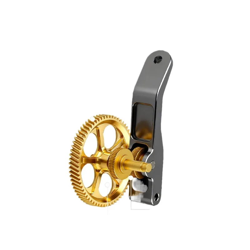For X1/P1S/A1mini All-metal Extruder Hardened Steel DLC Nano-coated Helical Gear Feed Nozzle Head Kit