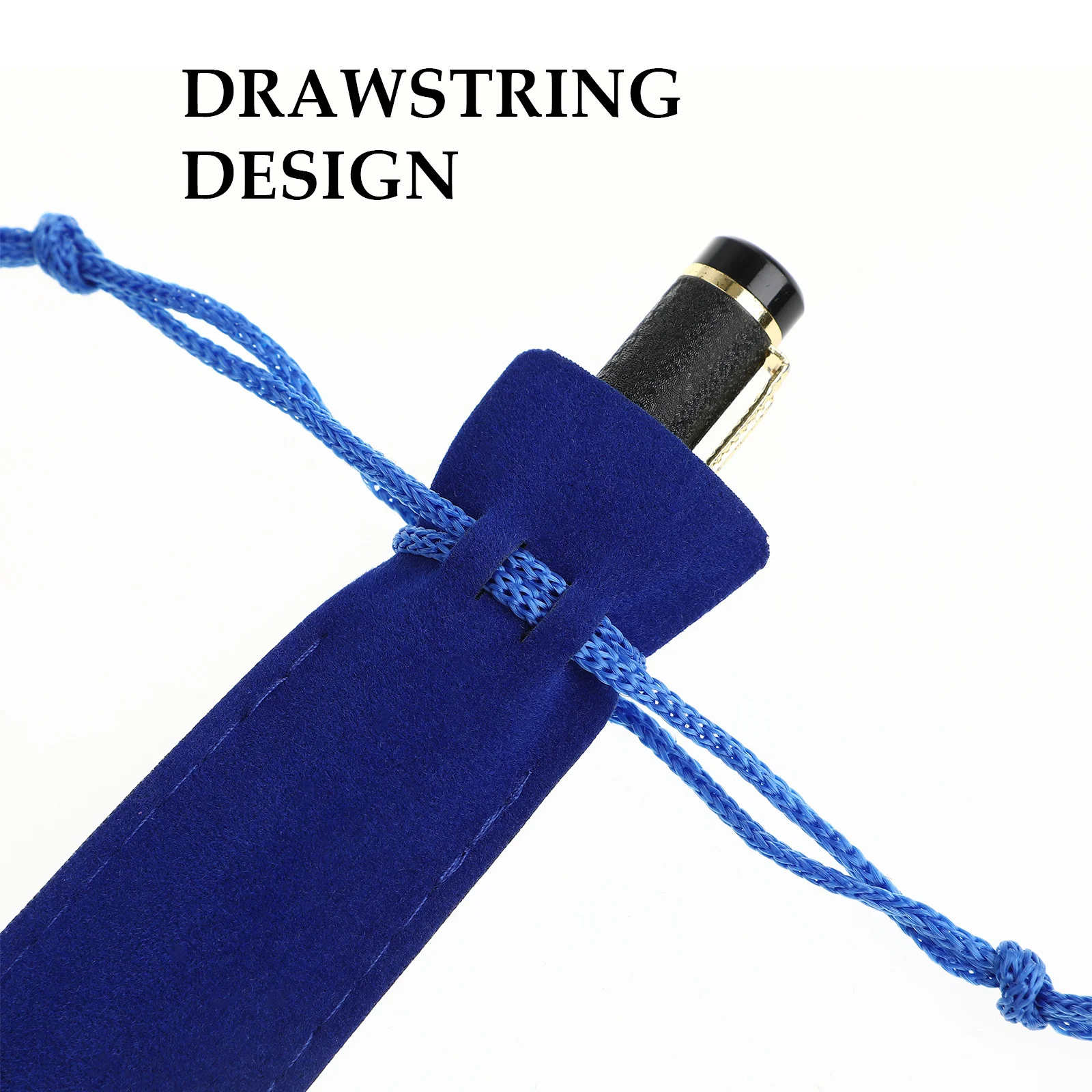 

50Pcs Soft Pencil Bags with Drawstring Closure Pen Pouch Organizer for Pens Pencils Lip Liners Jewelry Fountain Ballpoint Pen