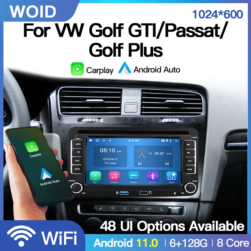 

Android For VW Volkswagen Golf GTI/Golf Plus/Passat Radio Player Autoradio Navigation Carplay 2 Din Car Intelligent Multimedia