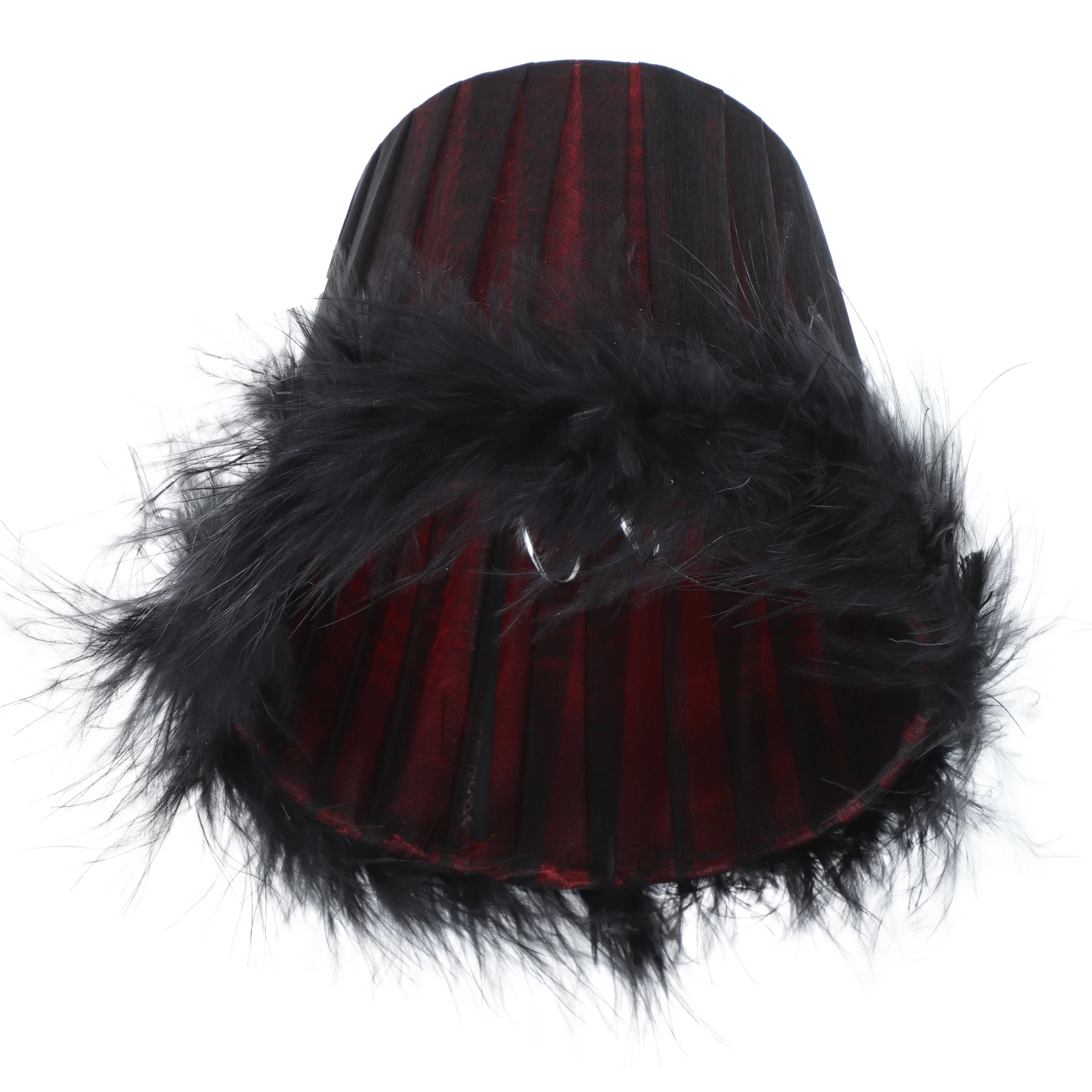 

1pc Black Red Lampshade Light Accessory for Bedroom Living Delicate Lampshade Room Modern Cloth Light Cover Durable