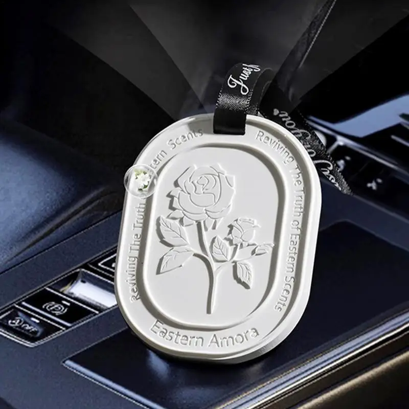 Natural Hangable Fragrant Tablets Car Air Fragrance Diffuser auto Air Aromatherapy Tablets Scents Fragrance for cars SUVs trucks