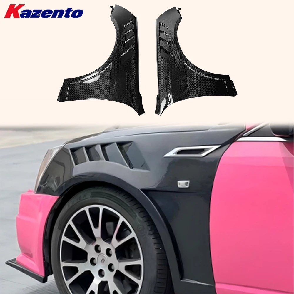 

Пара передних вентилируемых крыльев в стиле KZ для Caddilac CTS 2008-2013 Coupe и Sedan Carbon