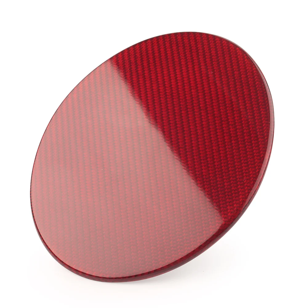 Red Carbon Fiber Car Oil Fuel Tank Cap Cover Trim Accessories For Toyota 86 56 Subaru BRZ