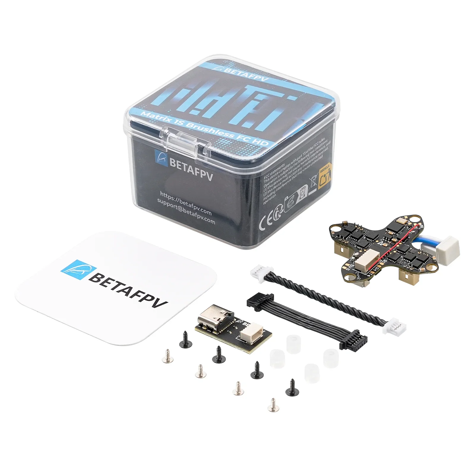 BETAFPV Matrix 1S Flight Control Integrated Electronic Adjustment AIO Module Suitable for O4 Image Transmission