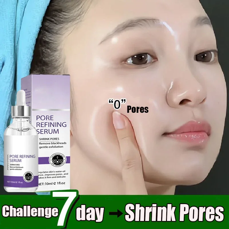 Pore Shrinking Serum Face Removing Large Pores Tightening Repairing Facial Pore Minimizing Essence Skin Care Beauty Firm skin - Image 6