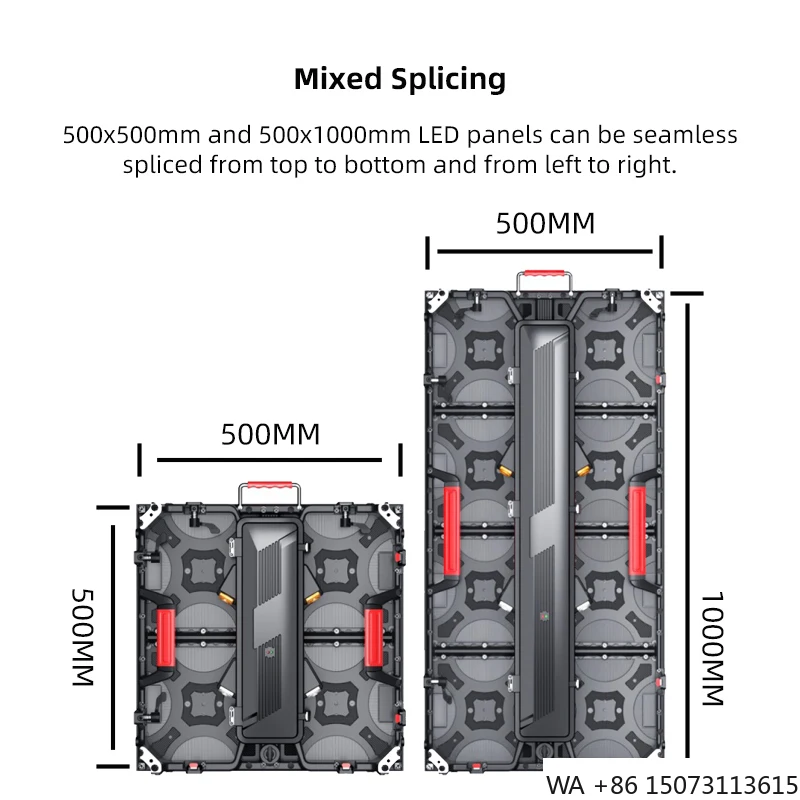 جدار فيديو LED عالي السطوع مقاوم للماء - شاشة تأجير النشاط التجاري P3 للسوبر ماركت #3