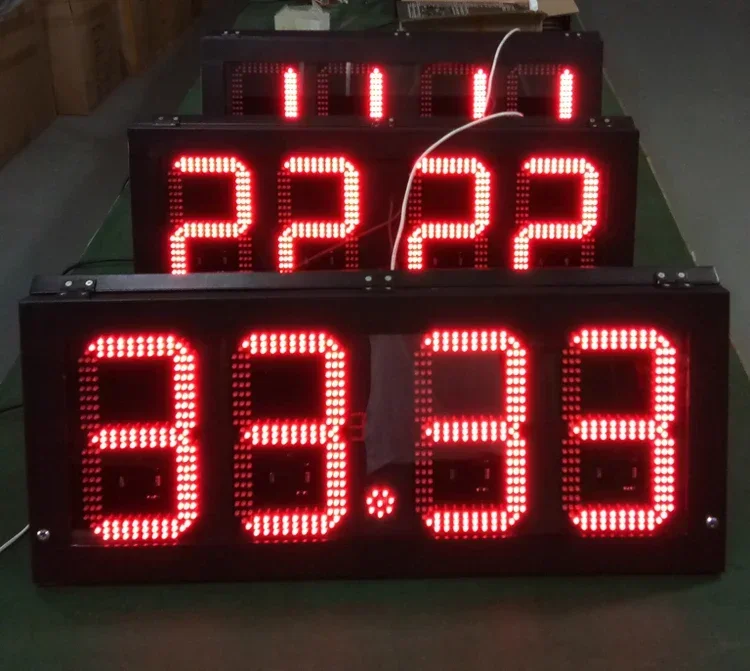 Led Station Prijs Led Bord Draadloos cijferprijsbord