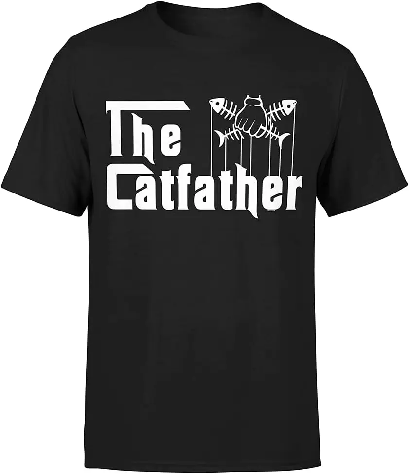 The Catfather Funny T-Shirts Birthday Gifts for Dad Grandpa from Kids