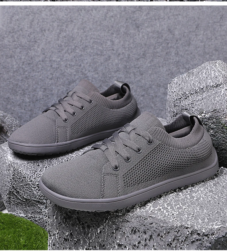 Weitzeige Schuhe Herren Zero Drop Minimalistische Mode Einfache Casual Sneaker Barfußschuhe Damen Joggingschuhe Mesh Wanderschuhe – Detail 22