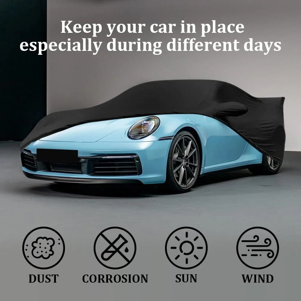 Indoor Car Cover Custom For Porsche 718/911 Velvet stretch fabric Dustproof Suitable for underground parking lots and auto shows