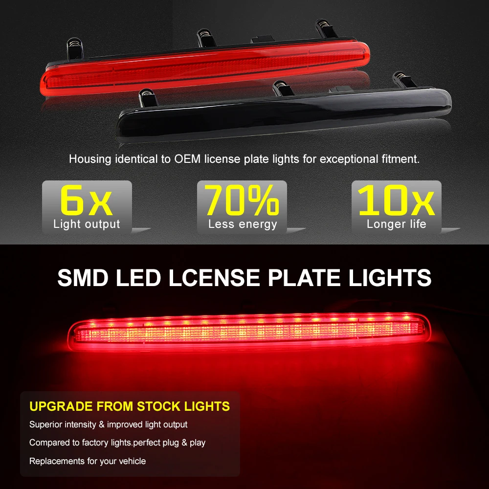 LED Geräucherte Heckklappe Bremsleuchte Für VW T5 Transporter 2003-2015 Hohe Licht Caravelle T5 Auto Styling High mount Bremsleuchte – Detail 3