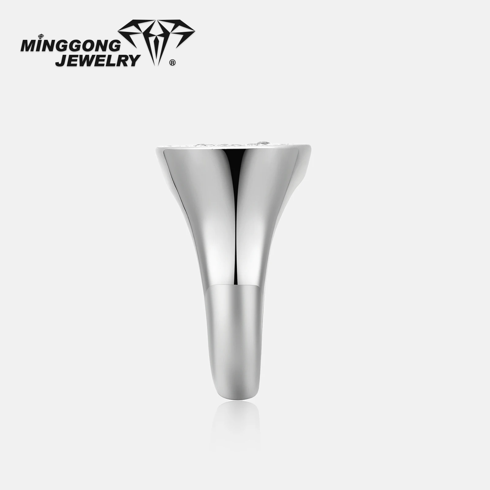 Aanpasbare S925 zilver en massief goud 10K/14K VVS Moissanite handtekening ringen nieuw ontwerp hiphopstijl voor mannen en vrouwen