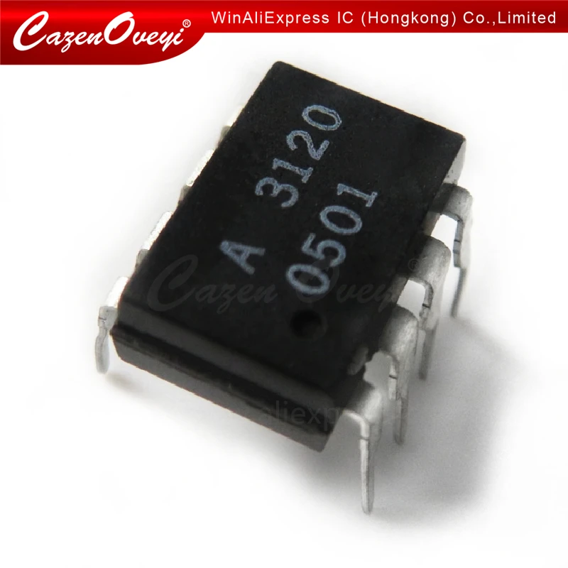 10pcs/lot HCPL3120 DIP8 HCPL-3120 DIP A3120 In Stock