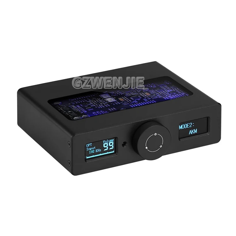 HiFi ESS9038+AK4493 DecoderUSB DAC Audio Adapter COAX/OPT Digital to Analog Converter DSD256 Fever Non-destructive DAC-Q11