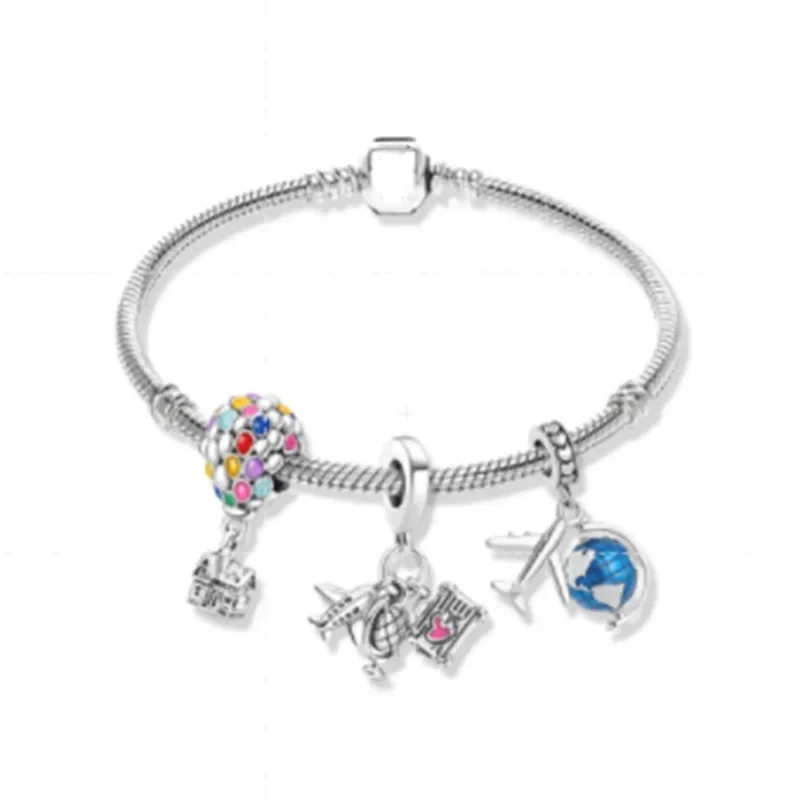 Valentine's Day Bracelet European Charm Suitable for Pandora Women's Bracelet DIY Brand Jewelry Wholesale