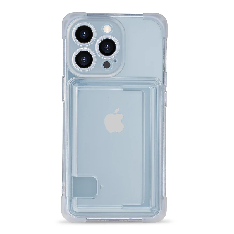 Kartens teck platz Halter Fall für iPhone 15 Pro Max 14 plus 13 12 11 15pro 14pro Karten halter Kameras chutz Abdeckung Telefon Zubehör