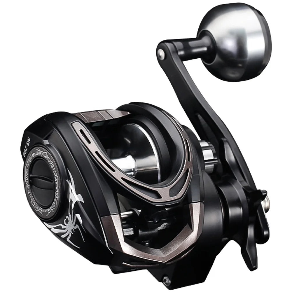 carrete-de-pesca-de-baitcasting-negro-diseno-compacto-7kg-de-arrastre-maximo-relacion-de-engranajes-63-1-5-1-rodamientos-bobina-de-aluminio-para-uso-de-pescadores