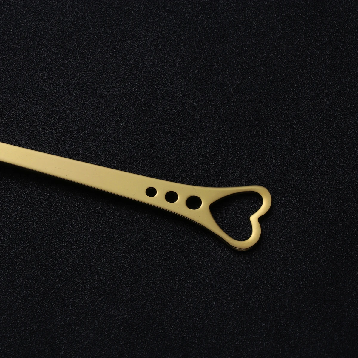 

Gold Plated Heart Shaped Spoon Stainless Steel Dessert Scoop Unique Stirring Valentine Present Coffee Tea Spoon
