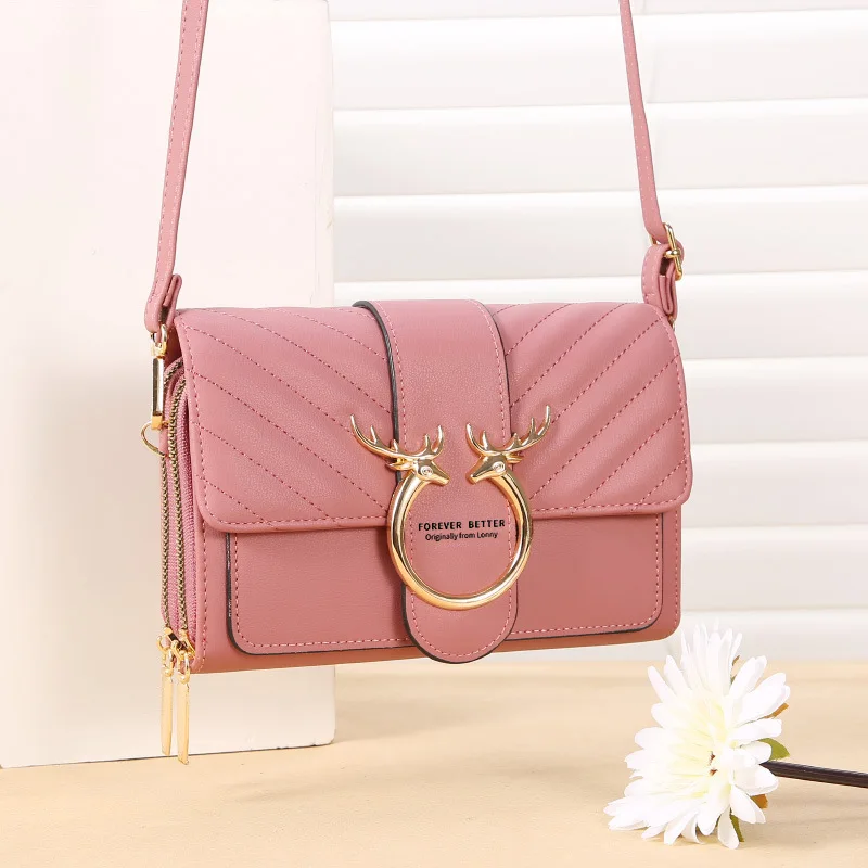 Lady Small Crossbody Cell Phone Bag For Women Coin Purse Shoulder Messenger Bag Clutch Bolsas Card Holder Handbag Zipper Wallet