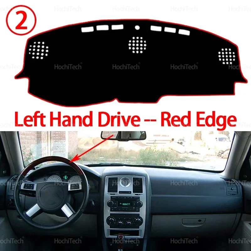 Für Chrysler 300C 2004-2010 LHD RHD Dashboard Abdeckung Pad Auto Liner Anti-UV Matte Sonnenschirm Dashmat Teppich Dash – Detail 10