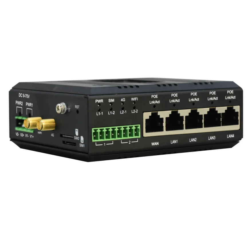 Roteador Industrial 4G para Tr - 4G Router With Poe Wan avaliação e preço