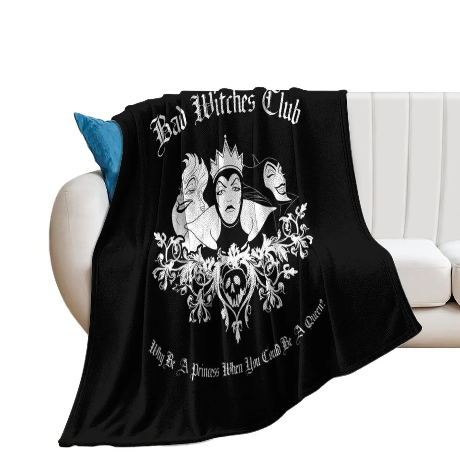 

Funny Bad Witches Club Group Shot Throw Blanket Soft Big warm winter Decorative Beds Blankets