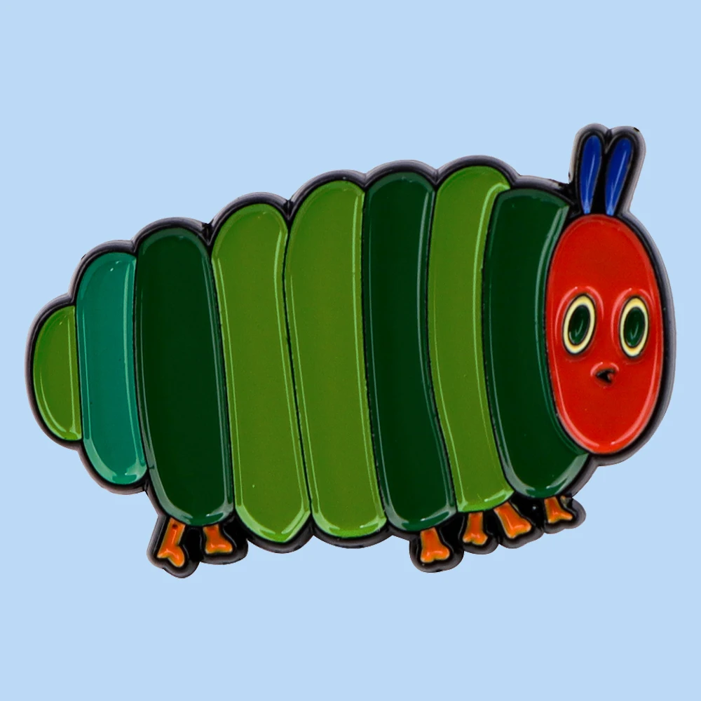 Caterpillar Enamel Lapel Pin Badge Pins Hats Clothes backpacks Decoration Jewelry Accessories Gifts