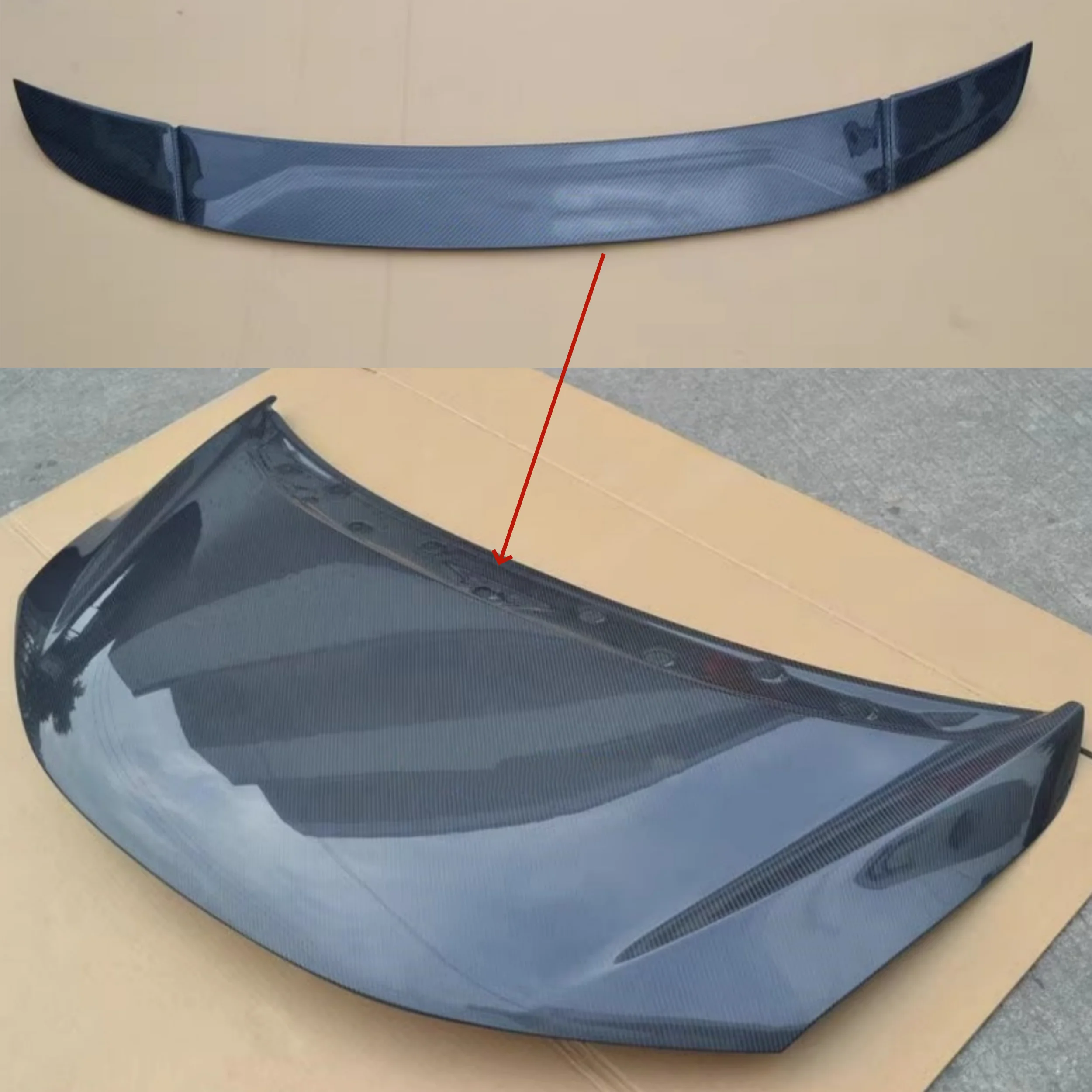 

Крышка двигателя из углеродного волокна, накладка на капот для Honda Fit JAZZ GK5 14-19, совок для капота, комплект кузова, автомобильные аксессуары