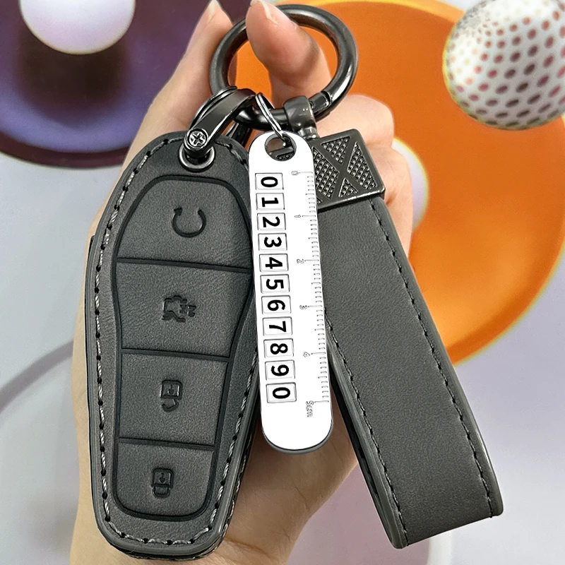 Car Remote Key Case Cover Shell Fob For BYD Song Plus Atto 3 Han EV Tang DM Qin Seal Dolphin Keychain Accessories