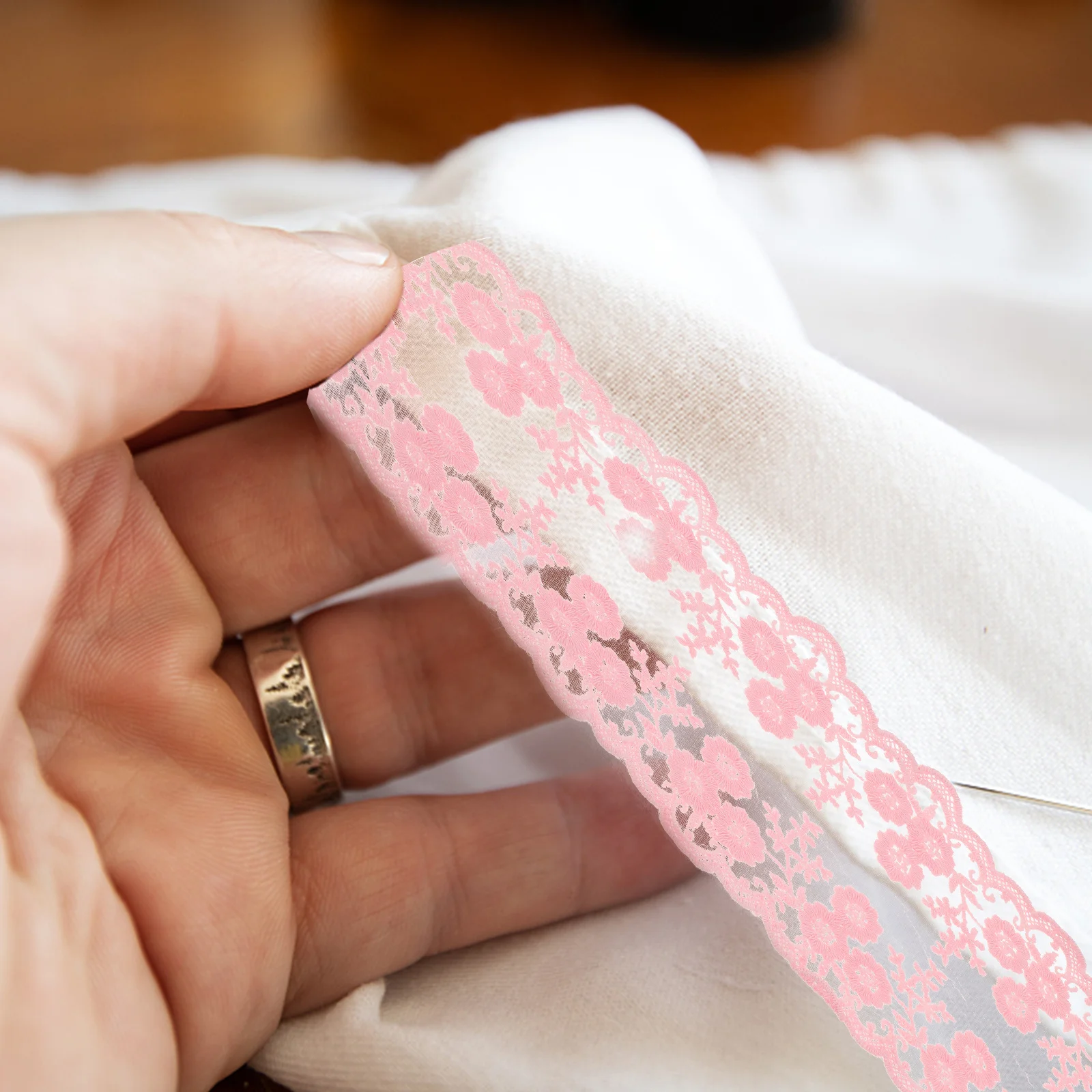 Кружевная лента для свадебного платья, 1 рулон, декоративная.