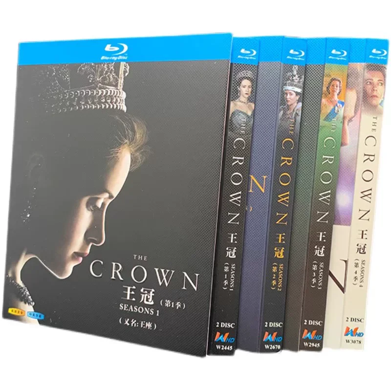 The Crown Season 1-6：8-Disc Blu-ray disc New Sealed Box Set