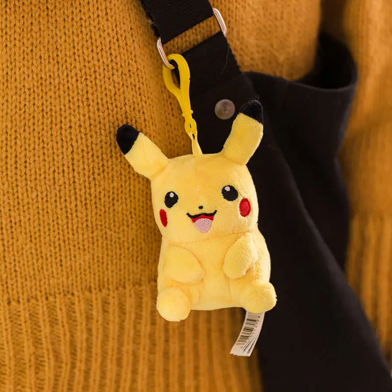 5 styl 12CM Pokemon Anime figurka Pikachu Squirtle Bulbasaur brelok miękki plecak wisiorek dekoracyjny prezent Charmander