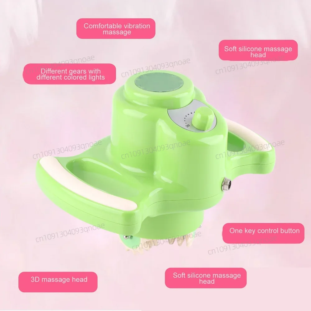 3D Kneading Massage Tool Handheld Shoulder Neck Massager Relieve Fatigue Electrical Cervical Body Massager 100-240V