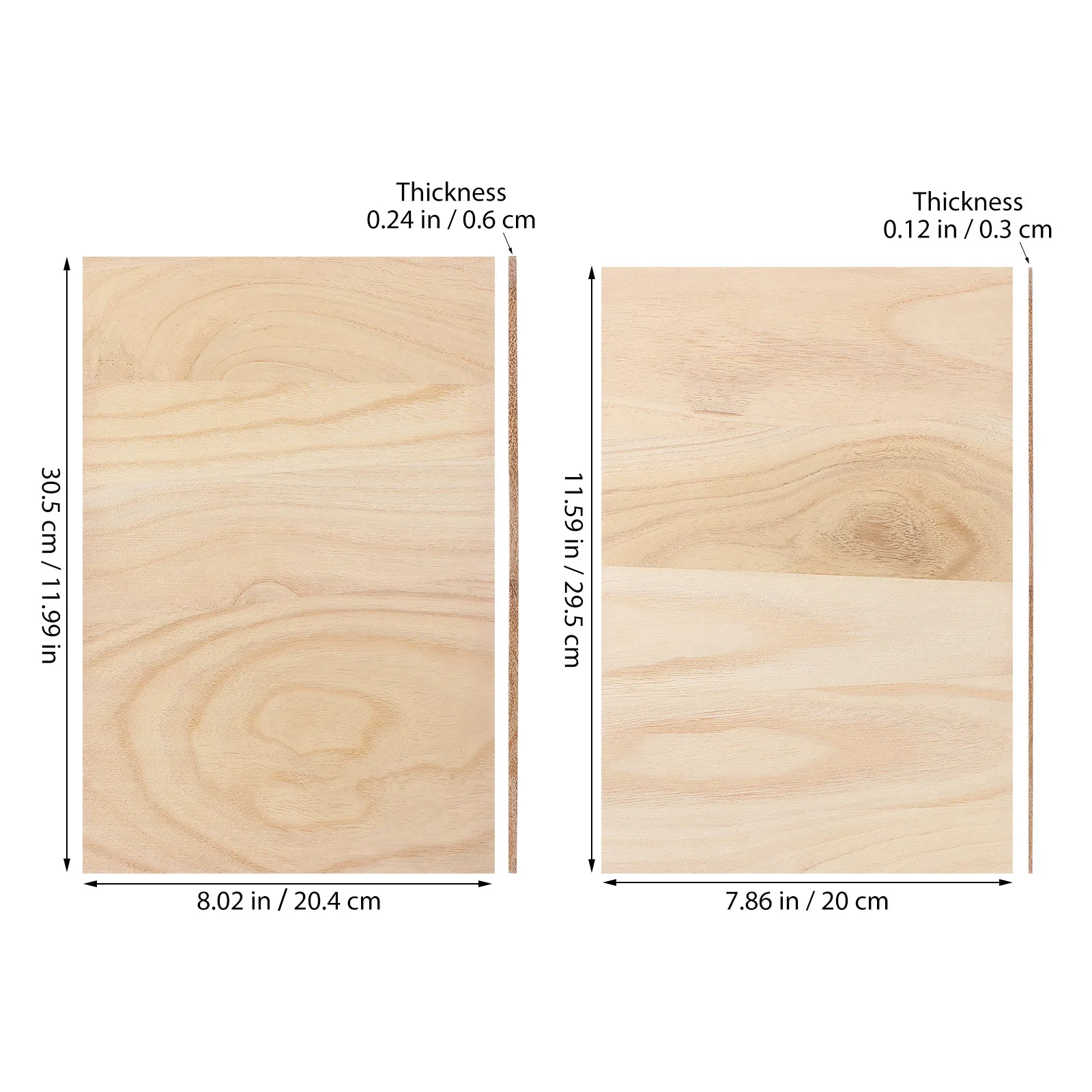 20Pcs Taekwondo Breaking Boards Wooden Punching Boards Professional Karate Training Performing Daily Equipment