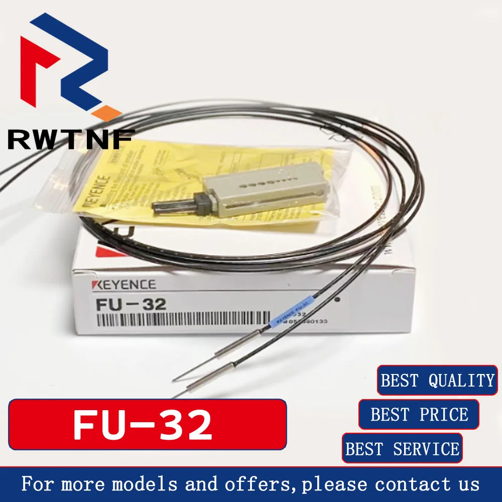 Brand New Genuine KEYENCE FU-32 optical fiber to shoot, side light, complete accessories