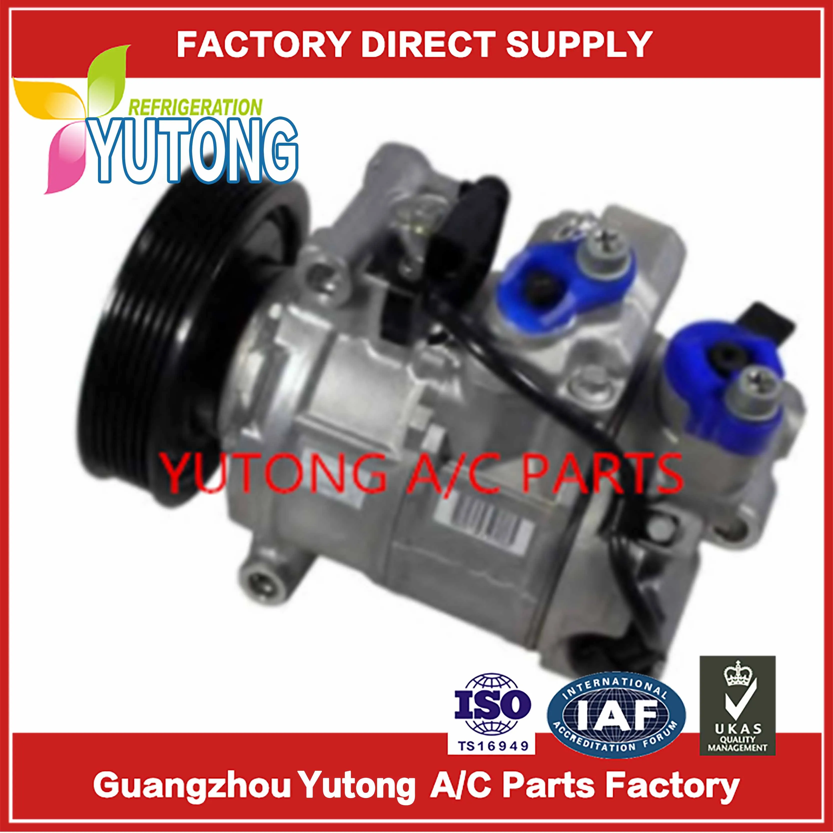 6SEU14C A/C Compressor For Audi4 G0260805B/ 4F0260805AJ/ 447170-9490 /447180-9492 /447190-9570/8K0260805J/4F0260805D