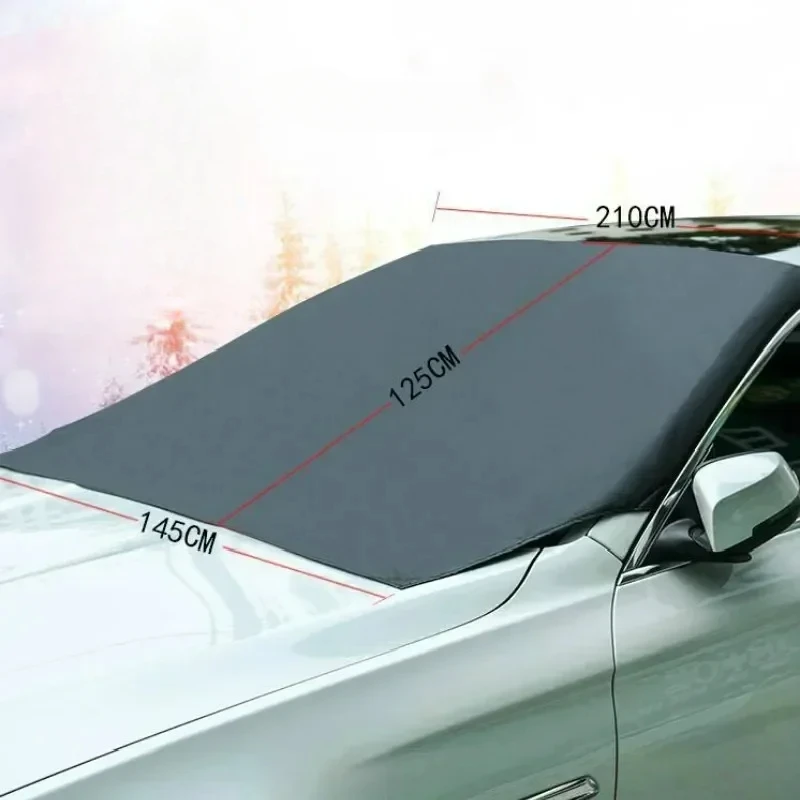 Car front windshield magnet sun shield Snow shield Half cover Car cover magnetic snow shield sun shield
