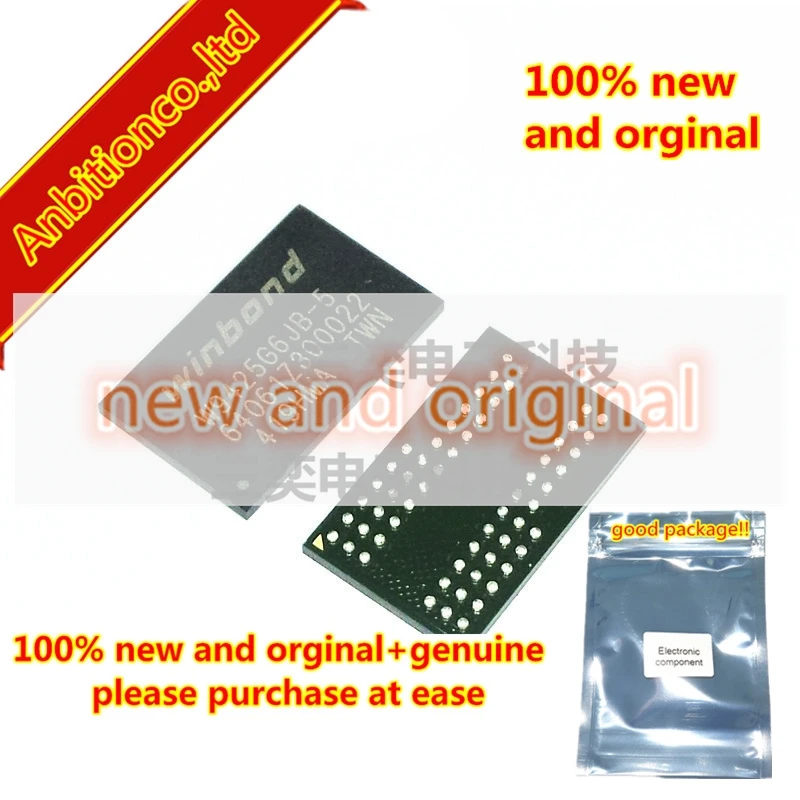 

5pcs 100% new and orginal W9425G6JB-5 BGA-60 in stock
