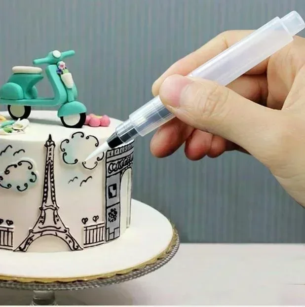 Water storage water writing pen watercolor pen tap water pen hook line solid watercolor drawing